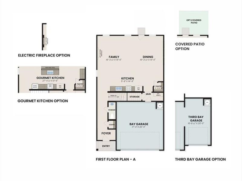 2D floor plan layout of this home in Cedar Farms, Winder, GA (Image 3).