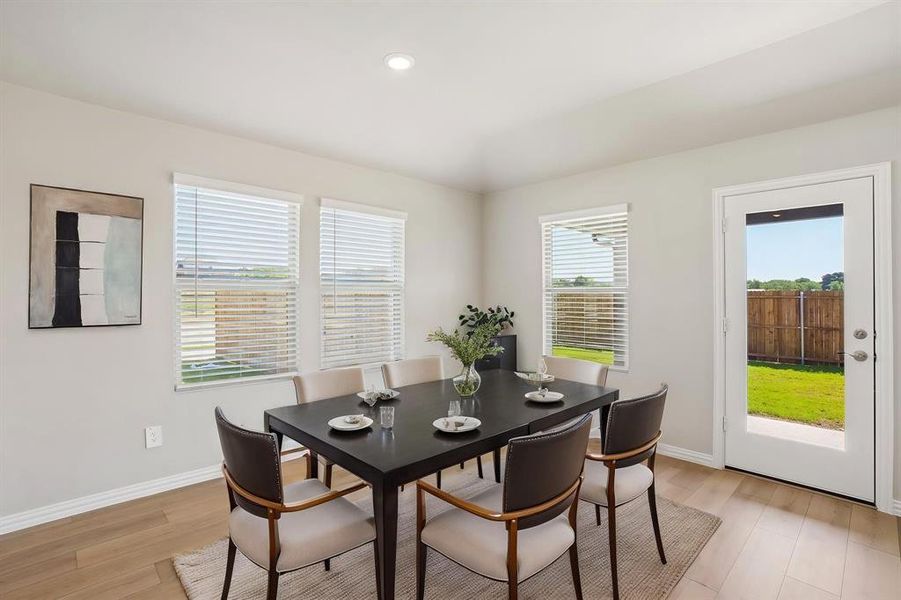 Furnished interior view inside a new home in Stella Hills, Denton (Image 5).