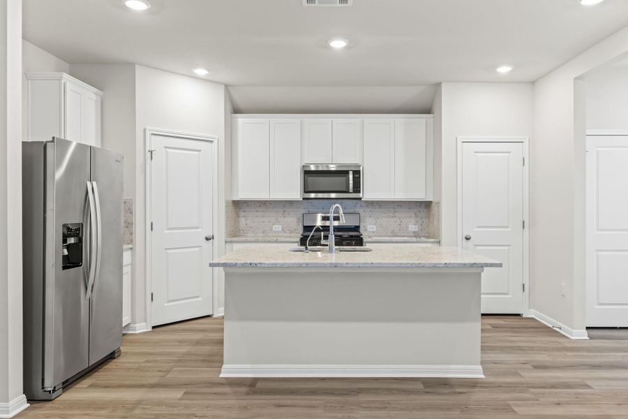 Furnished interior view inside a new home in Flora, Hutto (Image 6). Furnished interior view inside a new home in Flora, Hutto (Image 6).
