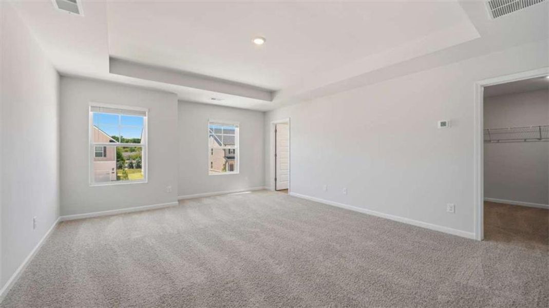 Spacious, unfurnished interior of a new home in Shoal Creek, Hampton (Image 21). Spacious, unfurnished interior of a new home in Shoal Creek, Hampton (Image 21).