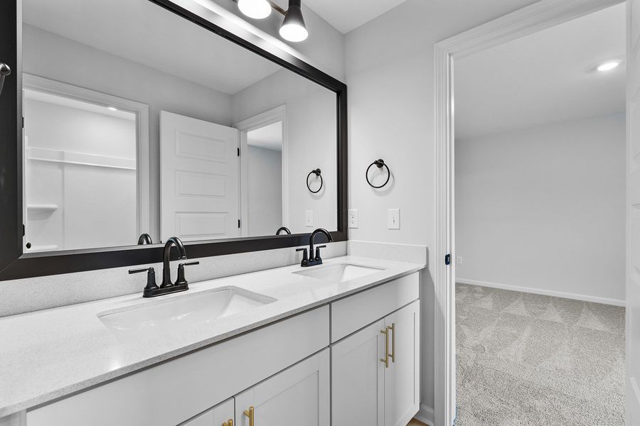 Furnished interior view inside a new home in Brooke Hill, Lewisville (Image 20). Furnished interior view inside a new home in Brooke Hill, Lewisville (Image 20).