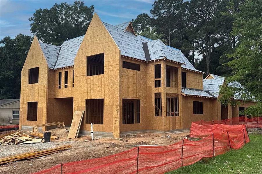 In-progress construction of a new home in , Alpharetta, GA (Image 9). In-progress construction of a new home in , Alpharetta, GA (Image 9).