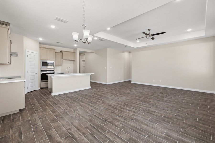 Spacious, unfurnished interior of a new home in The Heights at Riverbend II, Brownsville (Image 6).