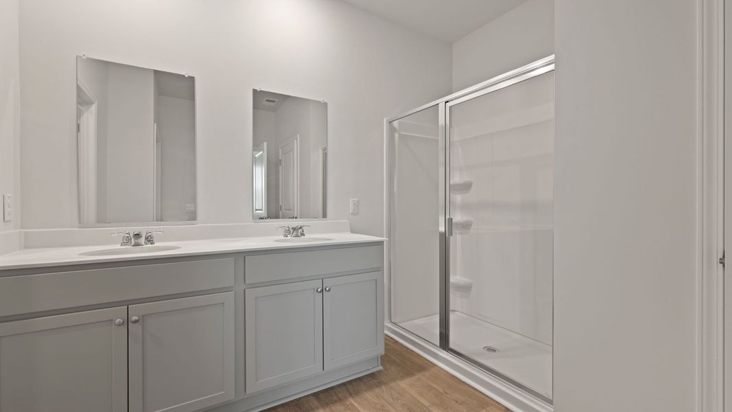 Representative furnished interior of a home built from the ELLE by D.R. Horton in Lakeview at Kitfield, Moncks Corner (Image 12).