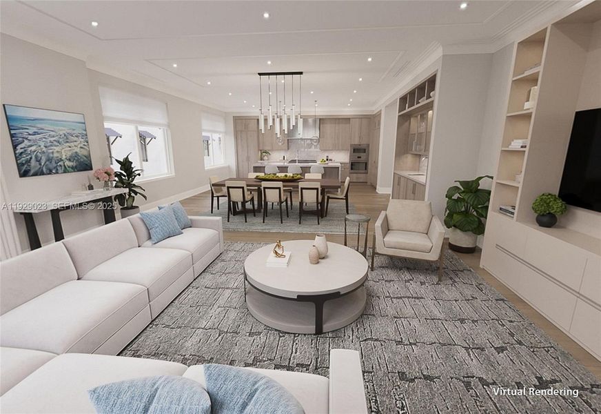 Furnished interior view inside a new home in , Juno Beach (Image 9). Furnished interior view inside a new home in , Juno Beach (Image 9).