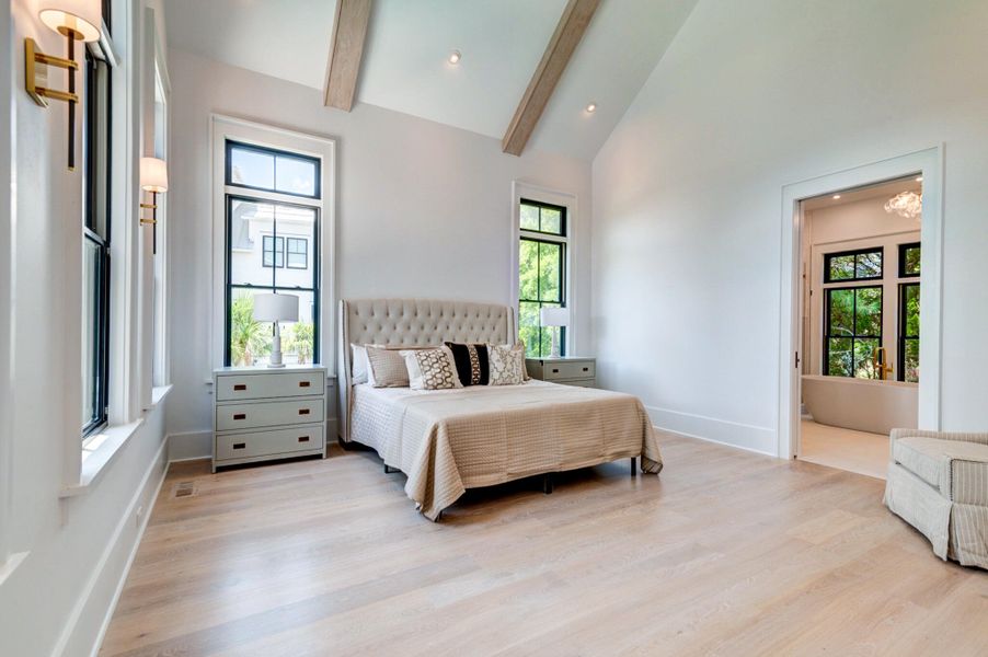 Furnished interior view inside a new home in , Sullivan's Island (Image 43).