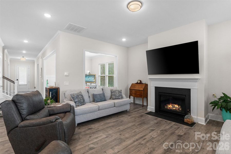 Furnished interior view inside a new home in , Clover (Image 12).