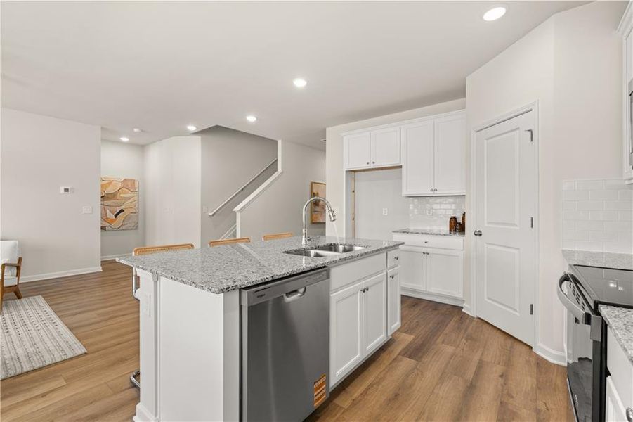 Furnished interior view inside a new home in Hillbrooke Preserve, Conyers (Image 15).