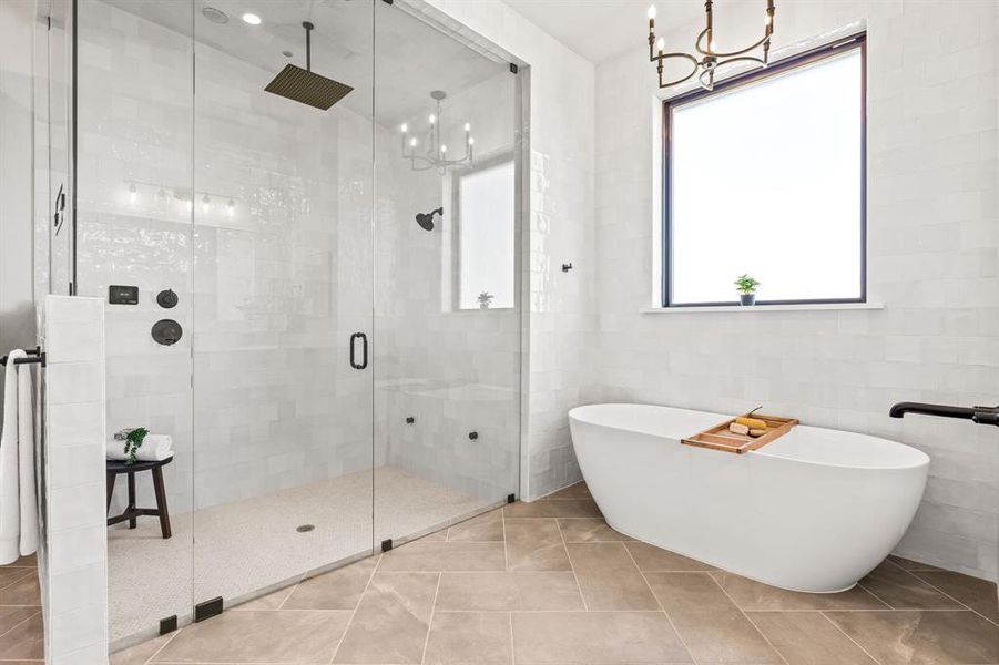 Furnished interior view inside a new home in , Aledo (Image 14).