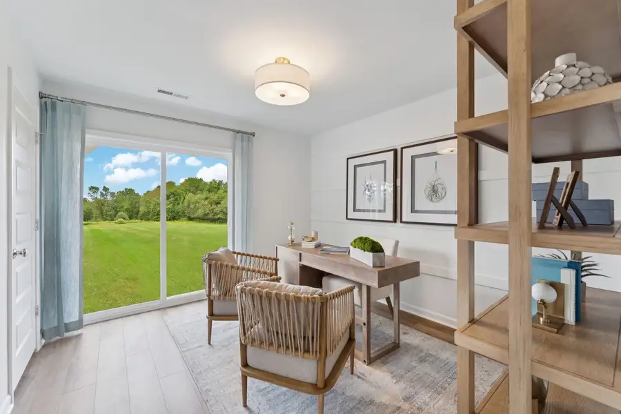 Furnished interior view inside a new home in Bridgeport Townhomes, Greenville (Image 4).