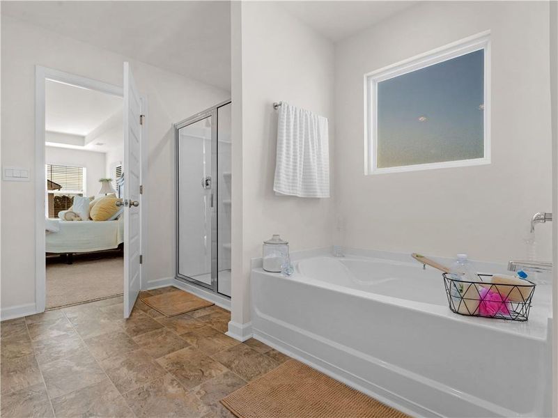 Furnished interior view inside a new home in Bridle Creek, Locust Grove (Image 6).
