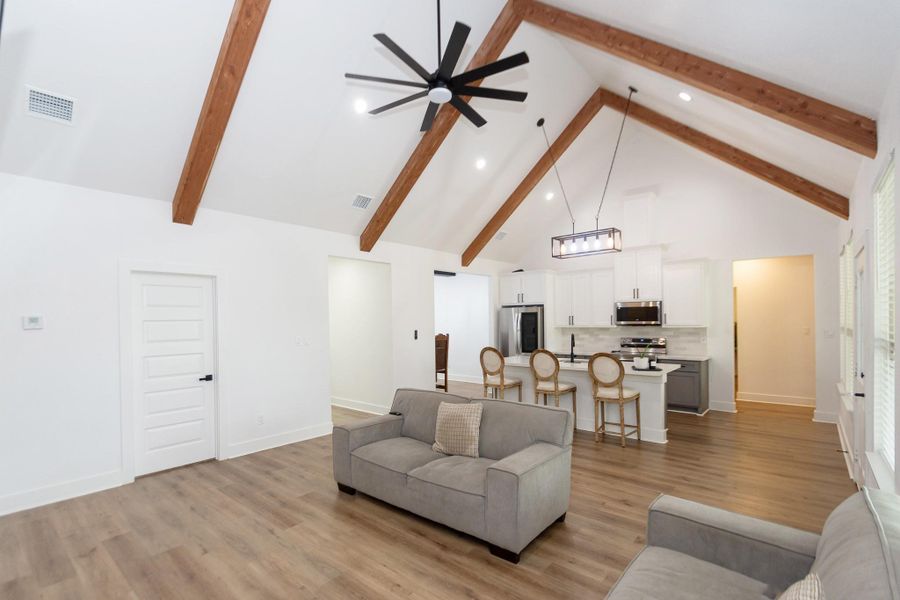 Furnished interior view inside a new home in , Livingston (Image 8).