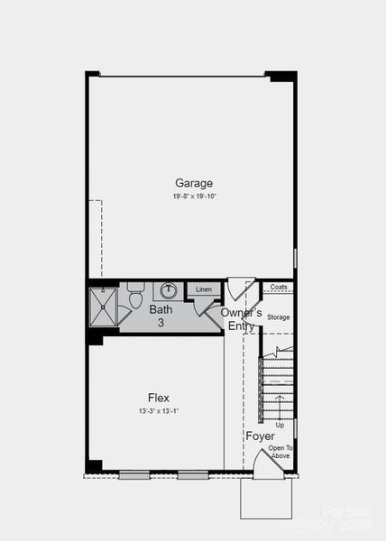 Floor Plan - Structural Options Added Include: full bathroom in place of a half bath