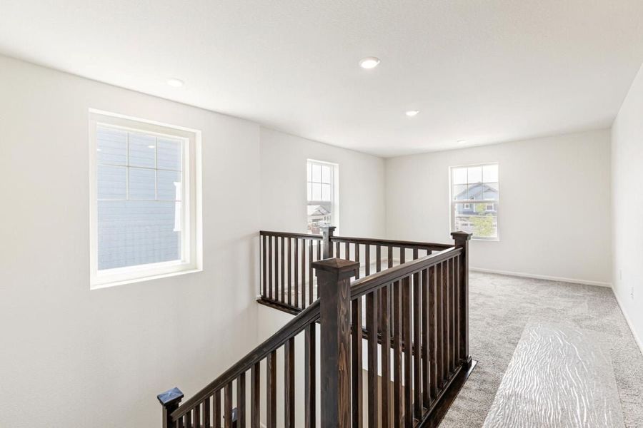 Spacious, unfurnished interior of a new home in Windsong, Thornton (Image 13). Spacious, unfurnished interior of a new home in Windsong, Thornton (Image 13).