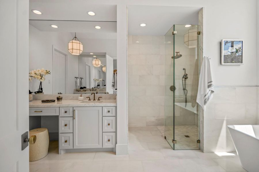 Furnished interior view inside a new home in , Houston (Image 28).