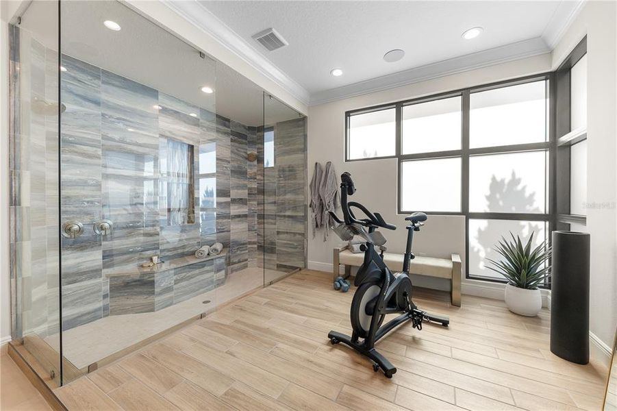 Furnished interior view inside a new home in , Sarasota (Image 13).