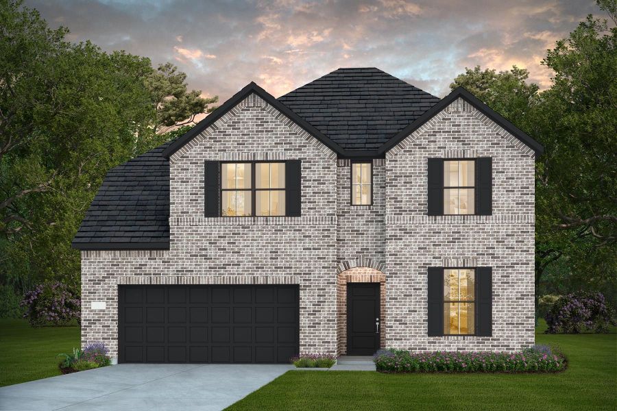 Representative exterior photo of a completed home built from the Wheeler by Pulte Homes in West Cypress Hills, Spicewood, TX (Image 1). Representative exterior photo of a completed home built from the Wheeler by Pulte Homes in West Cypress Hills, Spicewood, TX (Image 1).