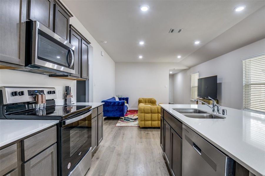 Furnished interior view inside a new home in Wildcat Ranch, Crandall (Image 9).