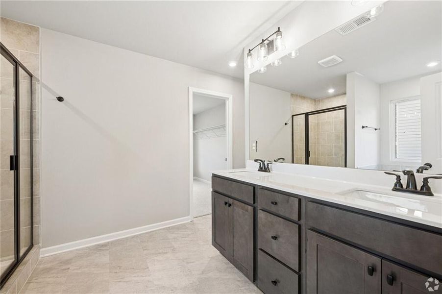 Furnished interior view inside a new home in The Overlook at Factory Shoals, Mableton (Image 14).