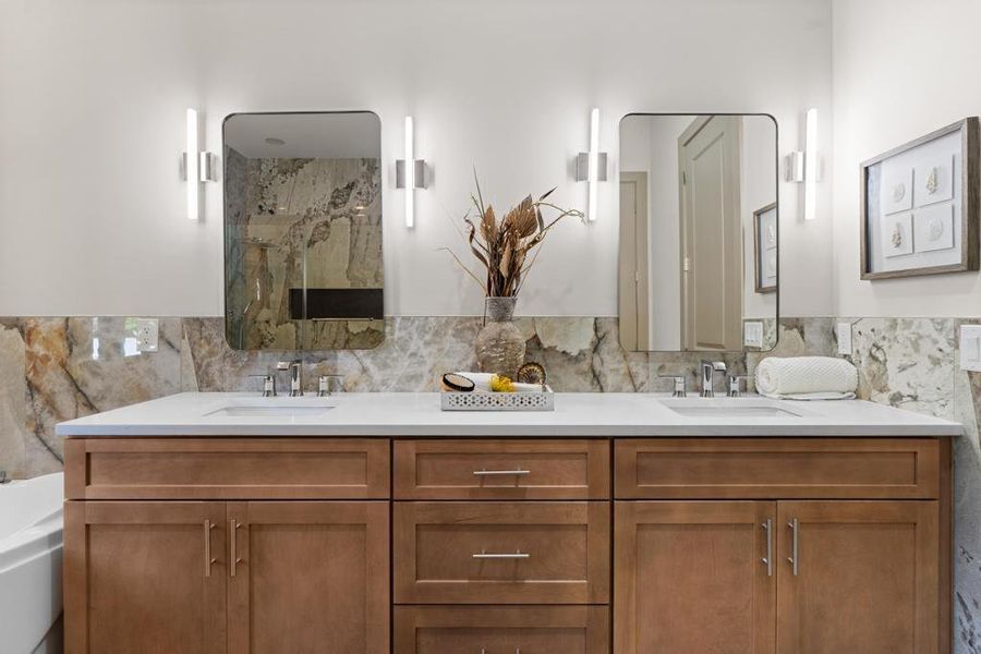 Furnished interior view inside a new home in , Peachtree Corners (Image 29).