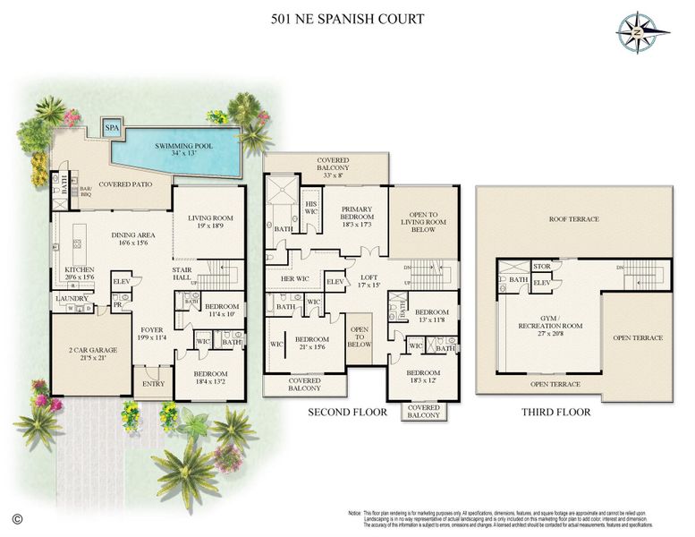 2D floor plan layout of this home in , Boca Raton, FL (Image 2). 2D floor plan layout of this home in , Boca Raton, FL (Image 2).
