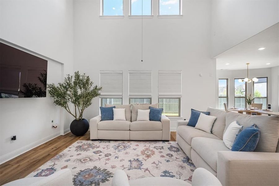 Furnished interior view inside a new home in , Northlake (Image 9).