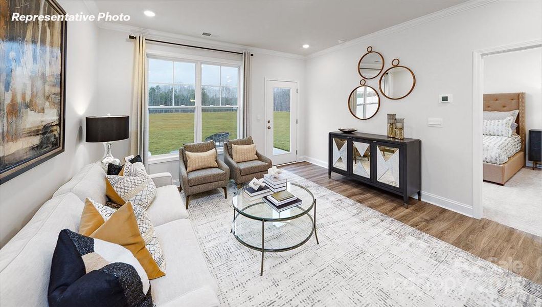 Furnished interior view inside a new home in Blackstone Bay Townhomes, Sherrills Ford (Image 20).
