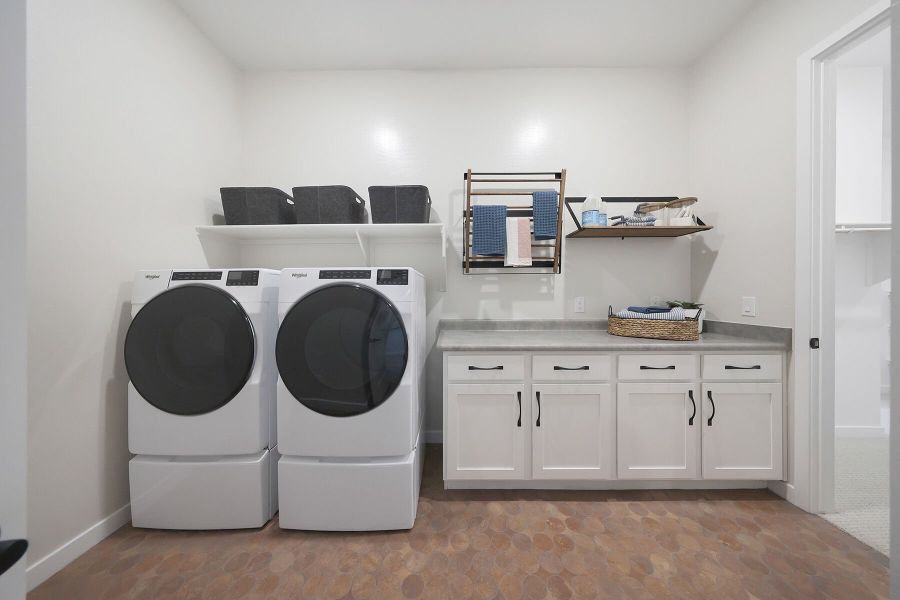 Representative furnished interior of a home built from the Burgundy by Mattamy Homes in White Tank Vistas, Waddell (Image 28).