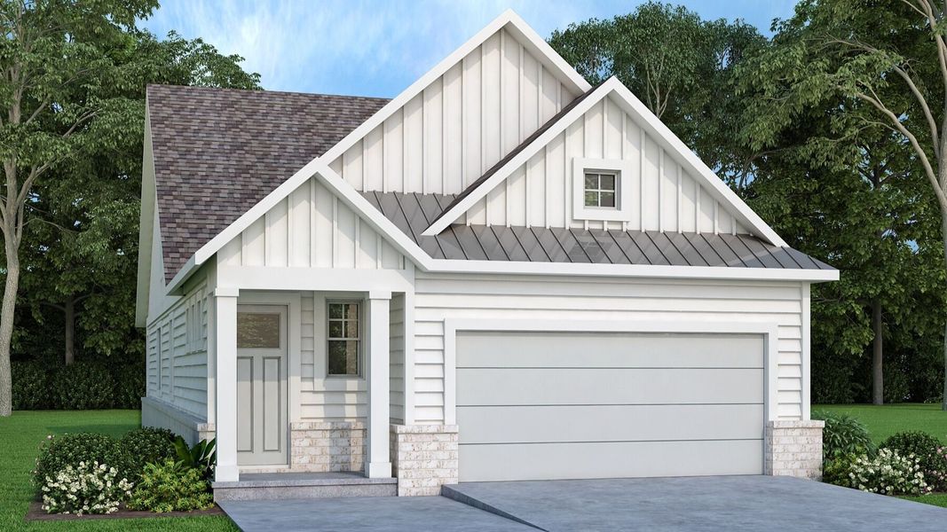 Representative exterior photo of a completed home built from the Bowen by D.R. Horton in The Village at Sandy Plains, Marietta, GA (Image 1). Representative exterior photo of a completed home built from the Bowen by D.R. Horton in The Village at Sandy Plains, Marietta, GA (Image 1).