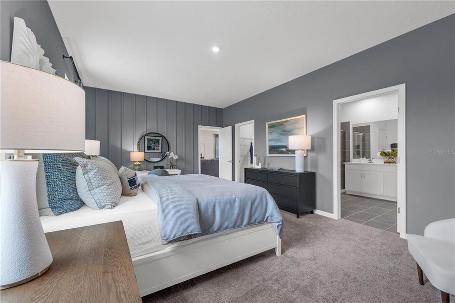 Furnished interior view inside a new home in Green Leaf, West Melbourne (Image 35).