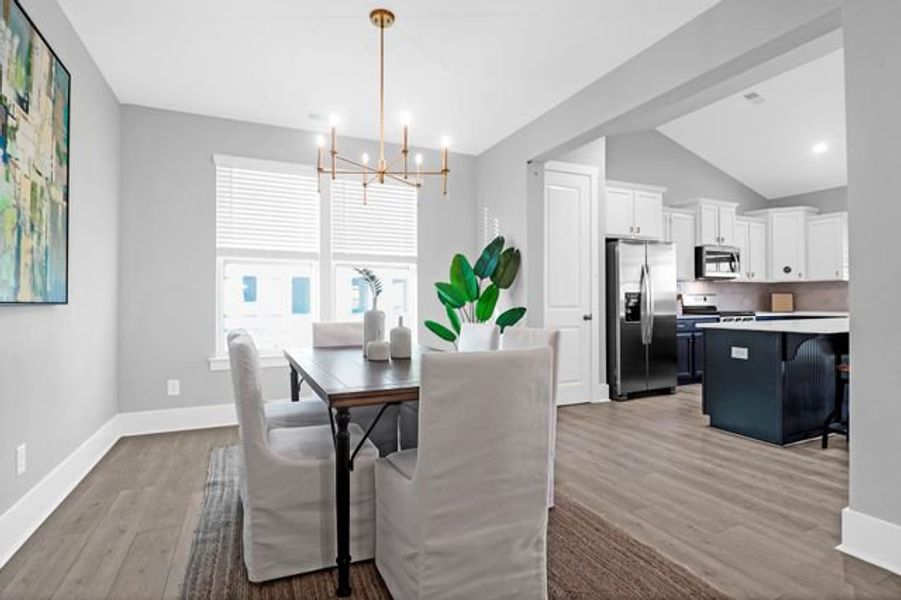 Representative furnished interior of a home built from the Milo P by True Homes in Homecoming, Ravenel (Image 11).
