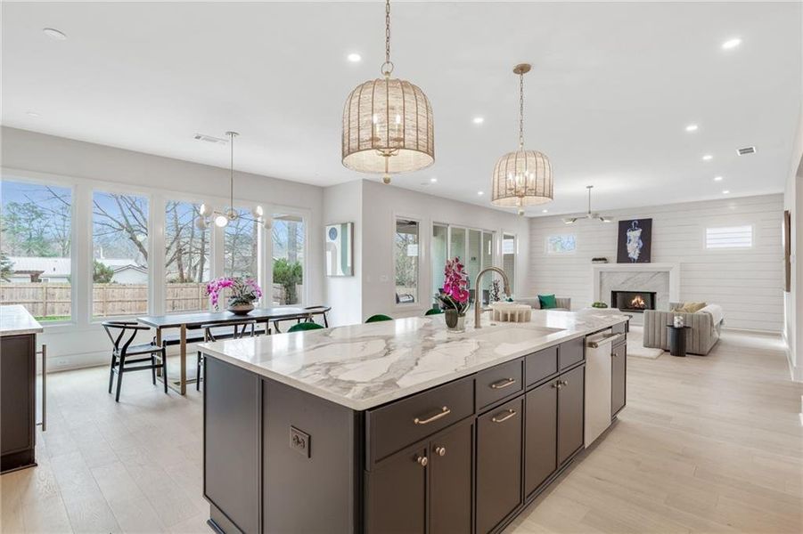 Furnished interior view inside a new home in , Atlanta (Image 14).