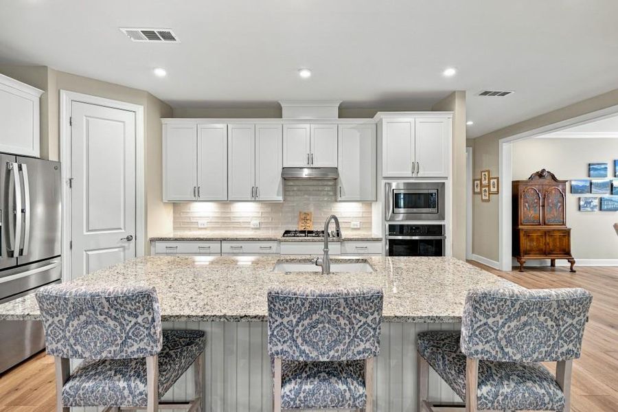 Furnished interior view inside a new home in , Hoschton (Image 10).