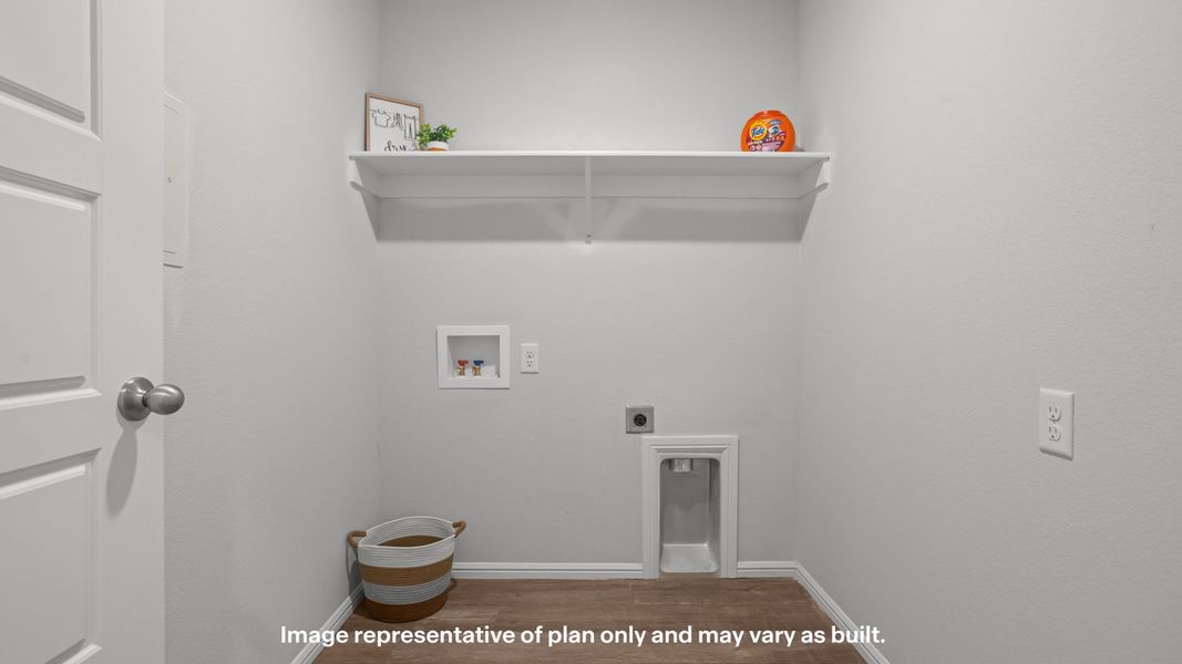 Representative furnished interior of a home built from the The Denton by D.R. Horton in Allen Farms, Lubbock (Image 8).