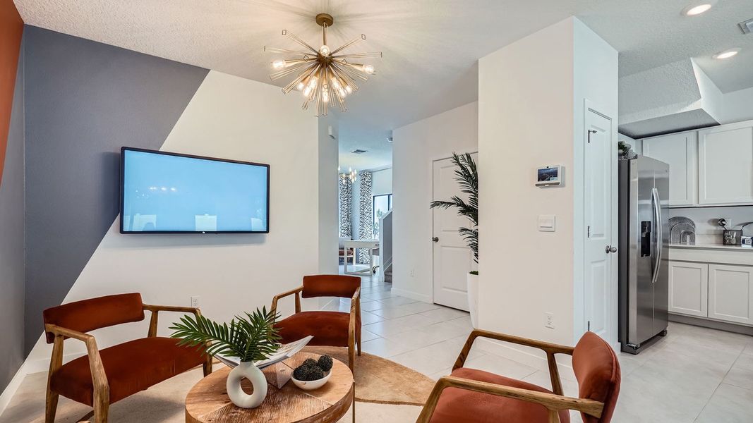 Furnished interior view inside a new home in Ashwood Cove, Lake Worth (Image 15).