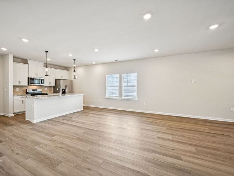 The Lancaster floorplan with the Elemental White interior package.