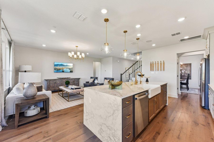Furnished interior view inside a new home in Provence 70s, Austin (Image 10).