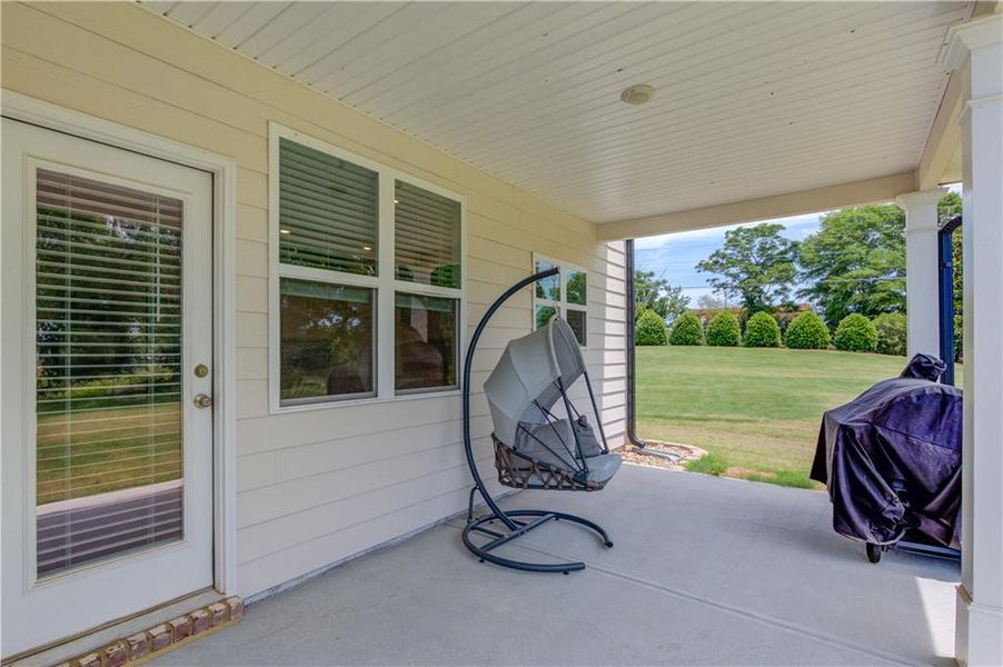 Exterior details and patio area of a home in Stillwater Springs, Dacula (Image 29). Exterior details and patio area of a home in Stillwater Springs, Dacula (Image 29).