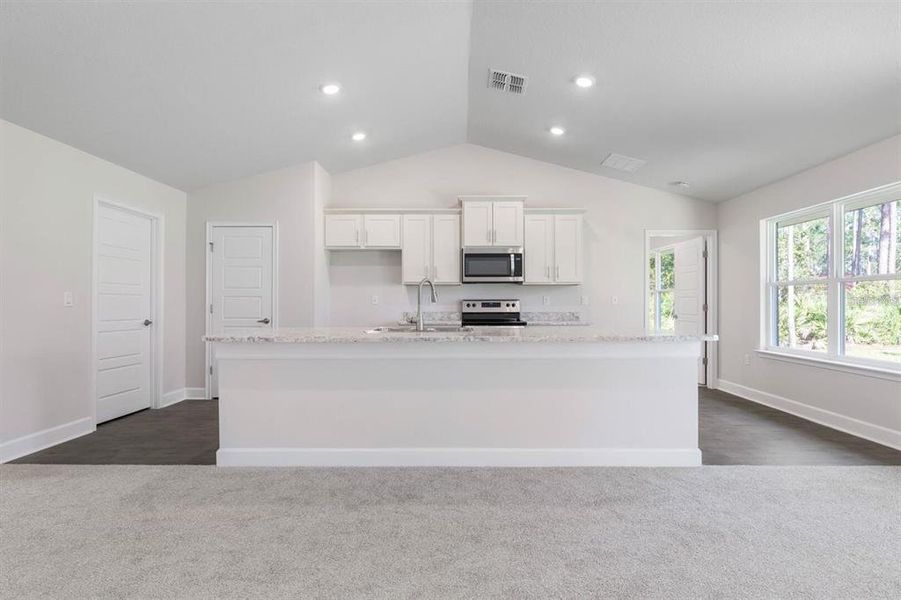 Furnished interior view inside a new home in Palm Coast, Palm Coast (Image 8). Furnished interior view inside a new home in Palm Coast, Palm Coast (Image 8).