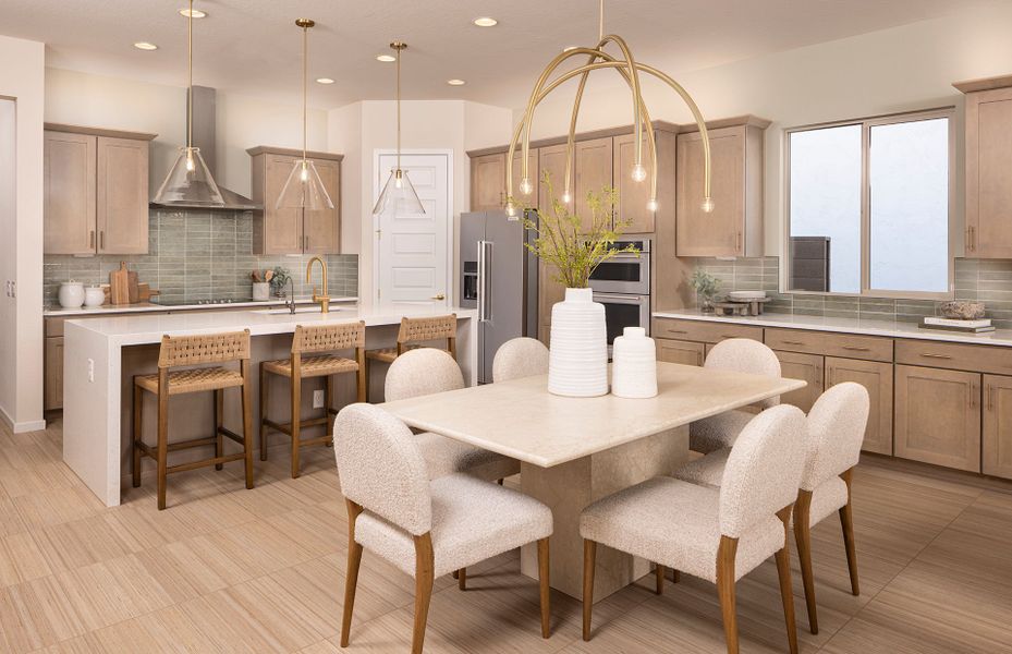 Representative furnished interior of a home built from the Avelino by Pulte Homes in Legado West, Gilbert (Image 16).