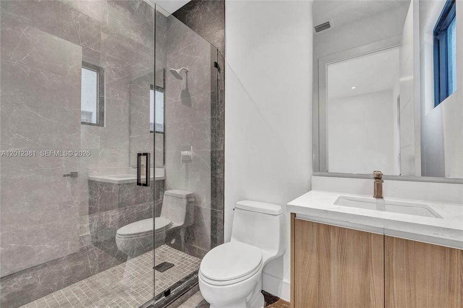 Furnished interior view inside a new home in , Miami (Image 7).