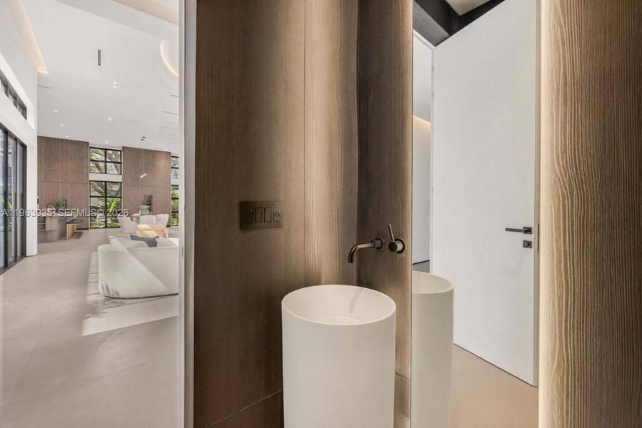 Close-up of interior finishes inside a home in , Miami Shores (Image 23).