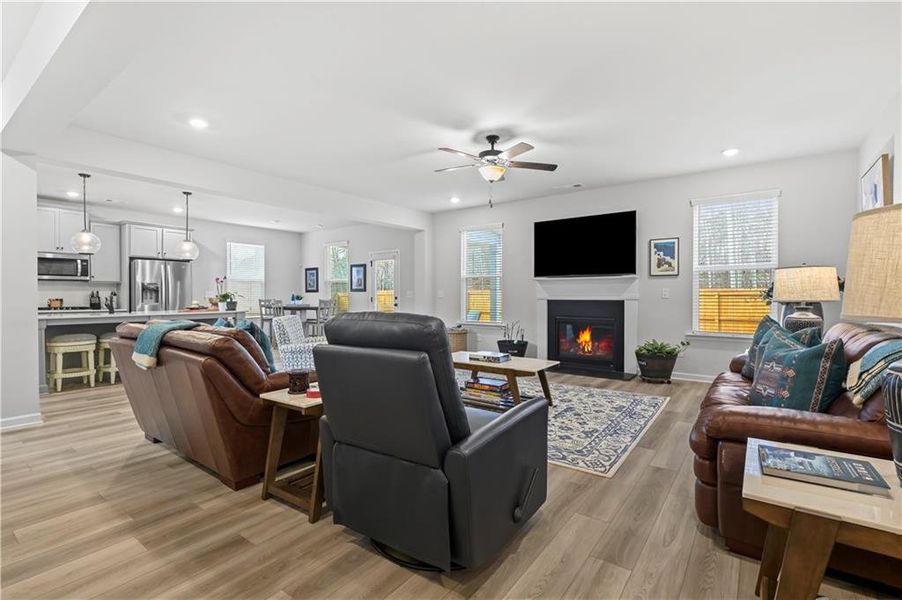 Furnished interior view inside a new home in , Atlanta (Image 32).