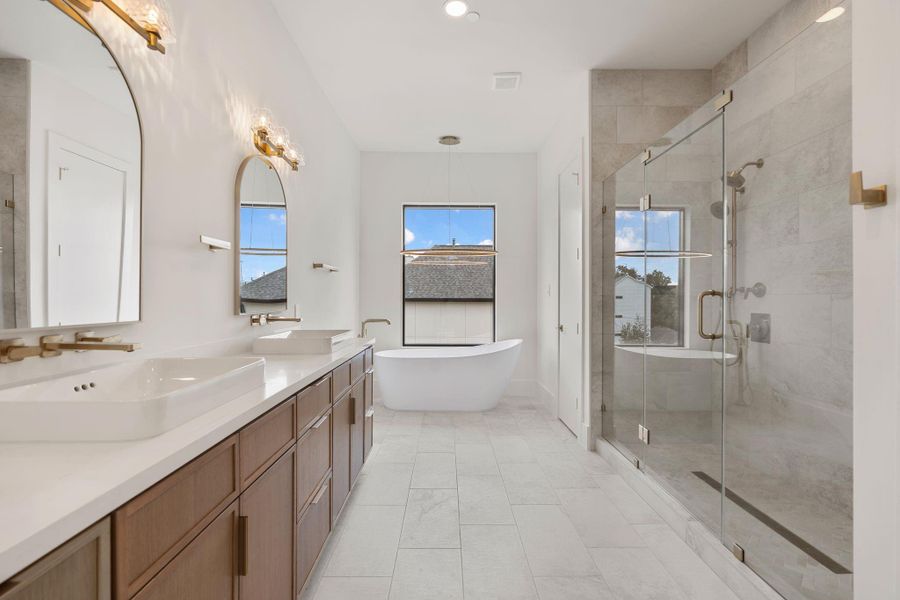 Furnished interior view inside a new home in , Houston (Image 13).