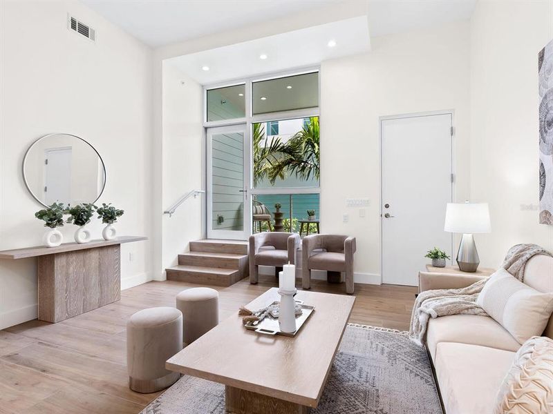 Furnished interior view inside a new home in , Sarasota (Image 9).