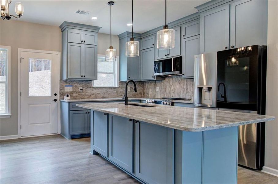 Furnished interior view inside a new home in , Cartersville (Image 8). Furnished interior view inside a new home in , Cartersville (Image 8).