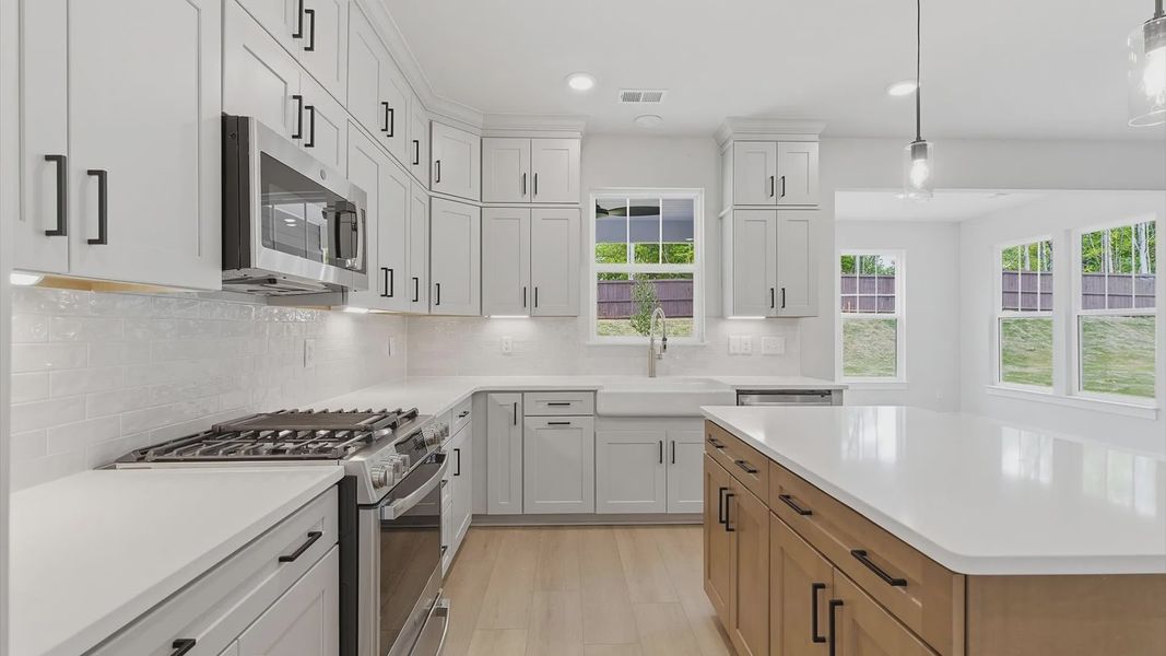 Furnished interior view inside a new home in The Reserve at Livingston Park, Easley (Image 12).