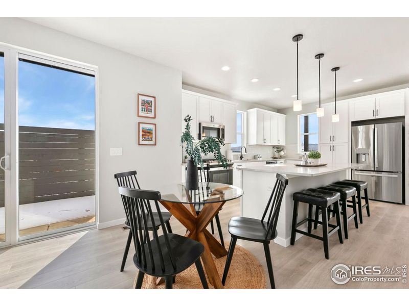 Furnished interior view inside a new home in , Fort Collins (Image 7). Furnished interior view inside a new home in , Fort Collins (Image 7).
