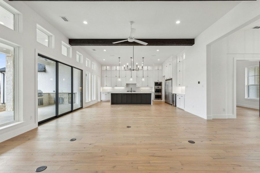 Representative unfurnished interior of a home built from the Custom 3580 by Kindred Homes in The Vines, Haslet (Image 17). Representative unfurnished interior of a home built from the Custom 3580 by Kindred Homes in The Vines, Haslet (Image 17).