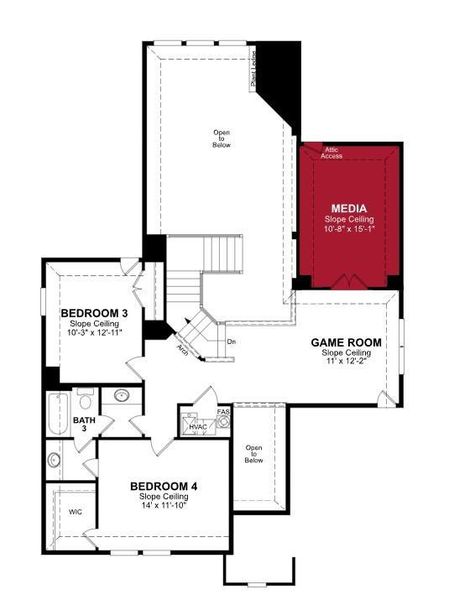 Beazer Homes Spiritas Ranch Summerfield floorplan.